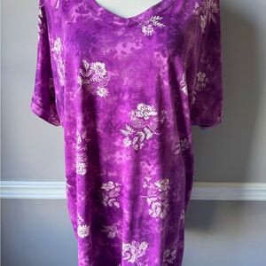 Floral Purple Women's Top